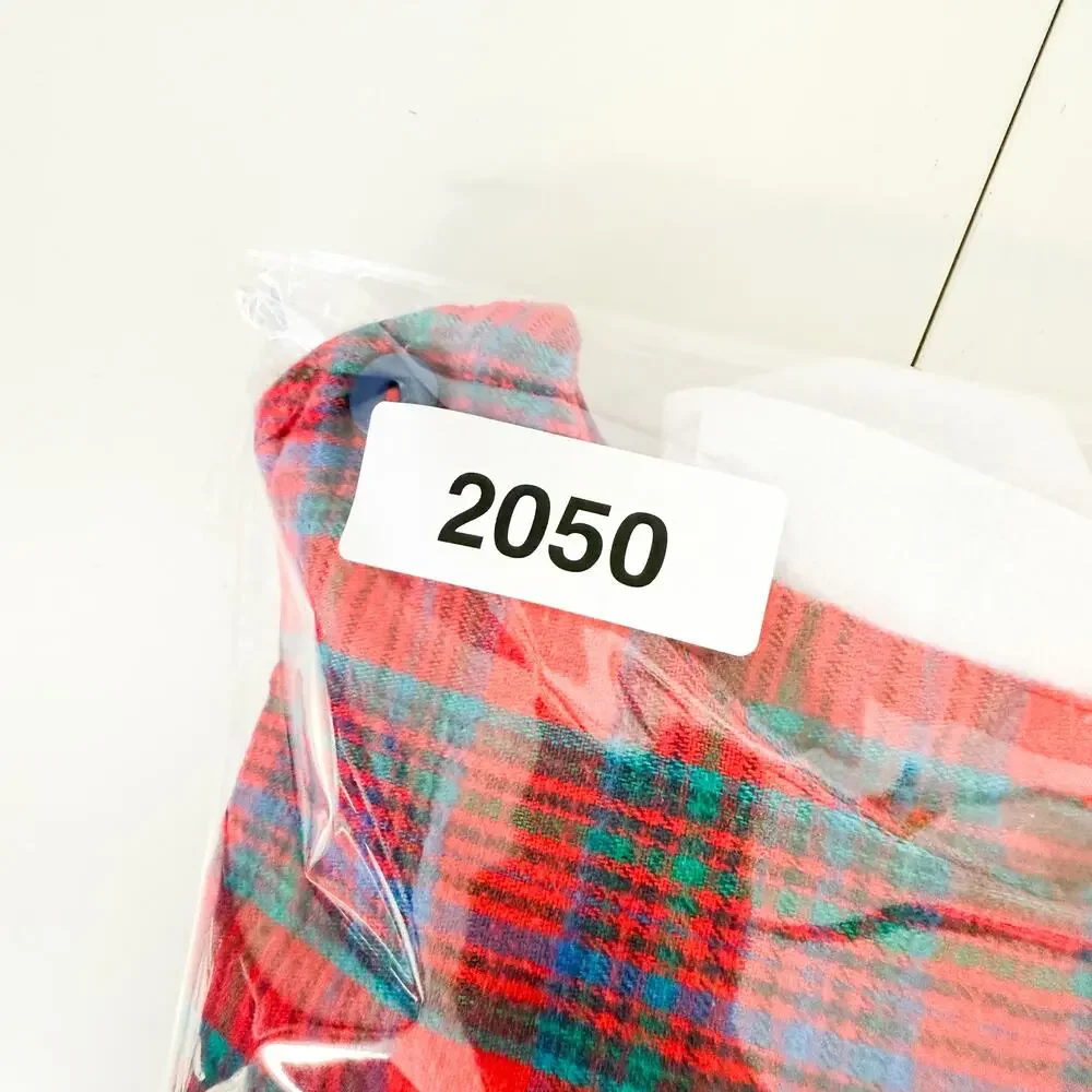Vintage 90s Unbranded Girls Plaid Holiday Plaid Red Cotton Dress - 6X 6